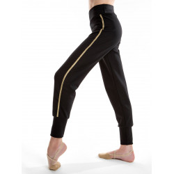 Гимнастические брюки Solo «Триумф» черные из футера