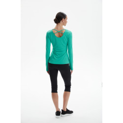 Лонгслив с открытой спиной для девочек и женщин, тиффани Forward by Viner