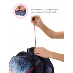 Палочка VERBA Sport 52 см. Розовая неон (черная ручка)